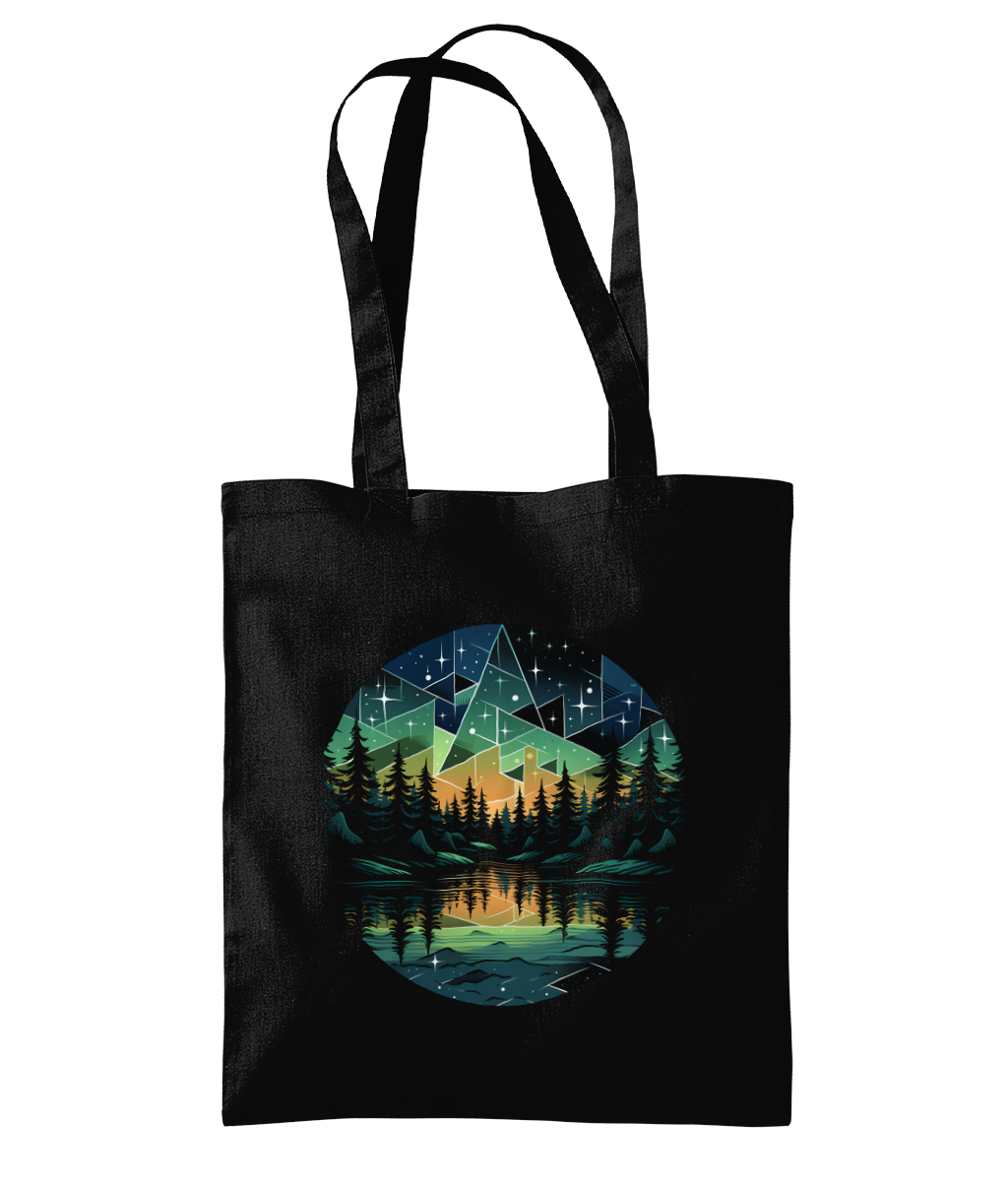 Starry Lake Graphic Tote Bag