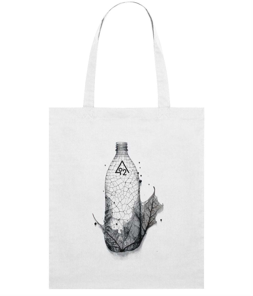 Leaf Bottle Graphic Tote Bag