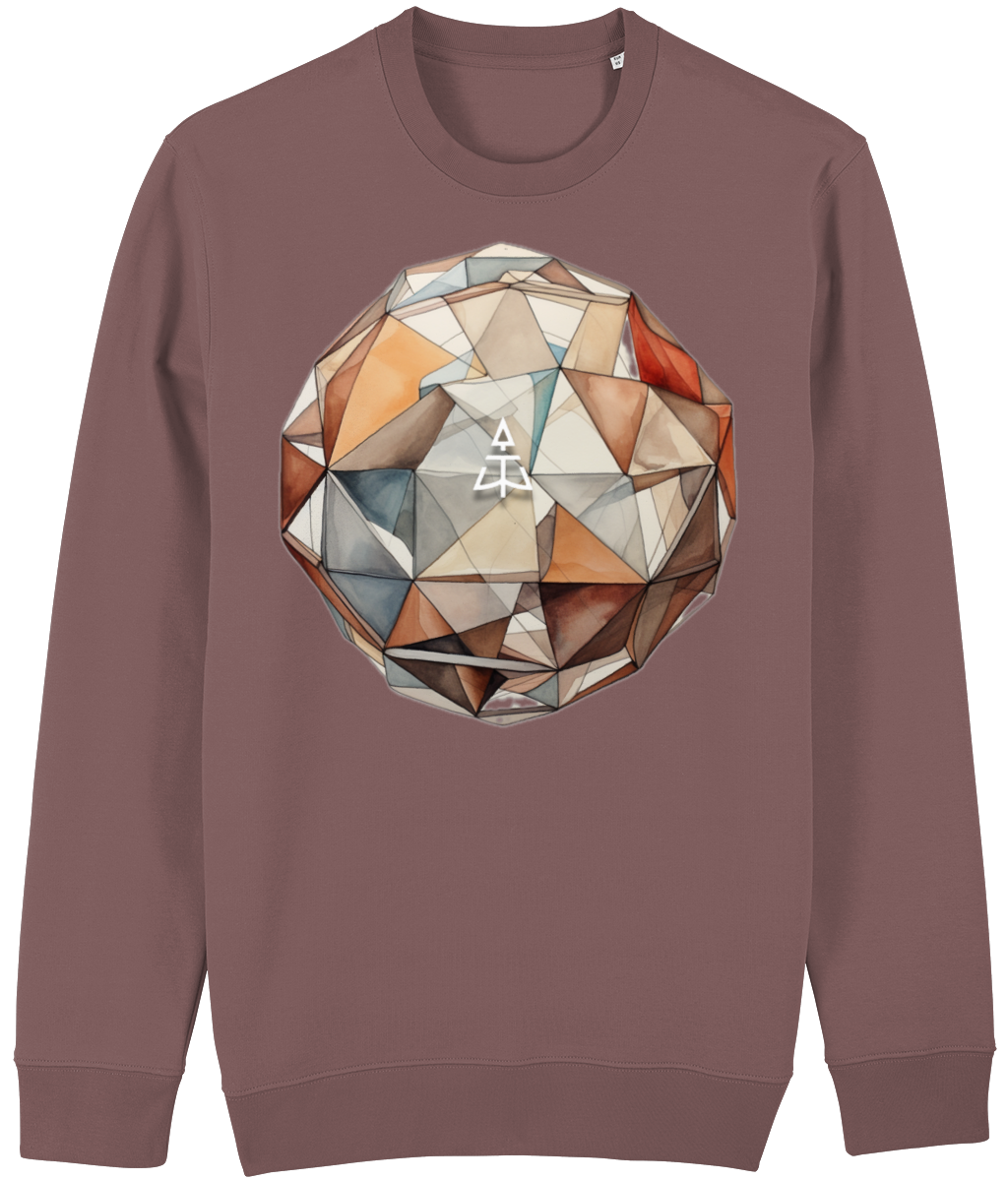 Geodesic Sphere Graphic Sweatshirt