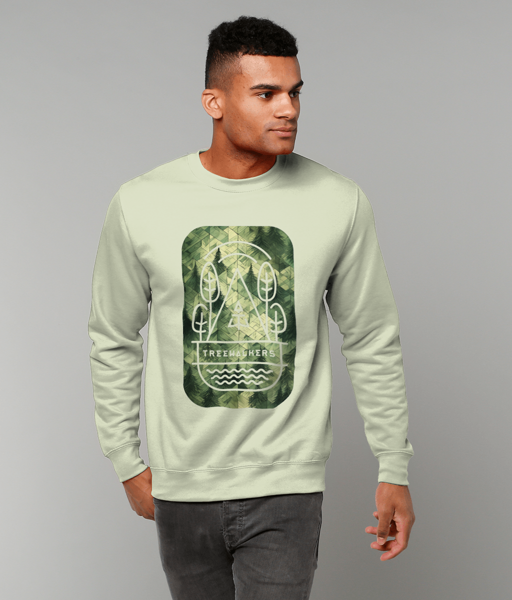 Rectangle Glass Forest Graphic Sweater