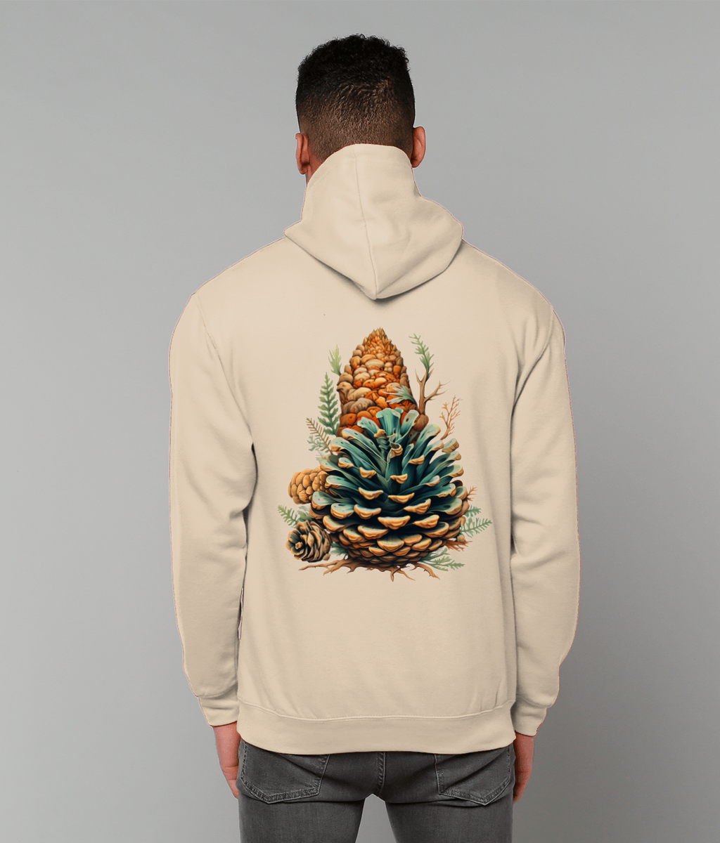 Light Pinecone Graphic Hoodie