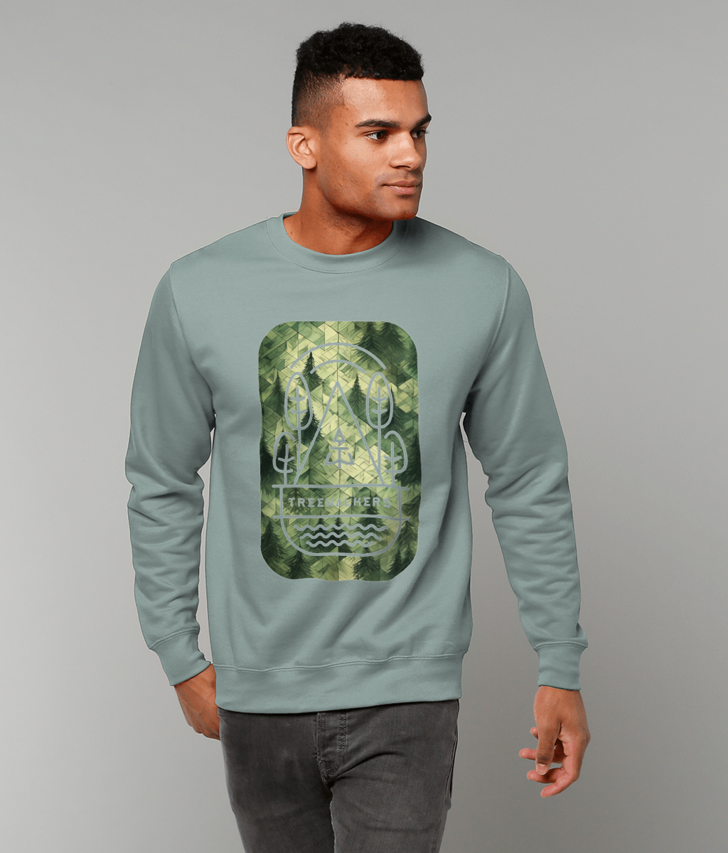 Rectangle Glass Forest Graphic Sweater