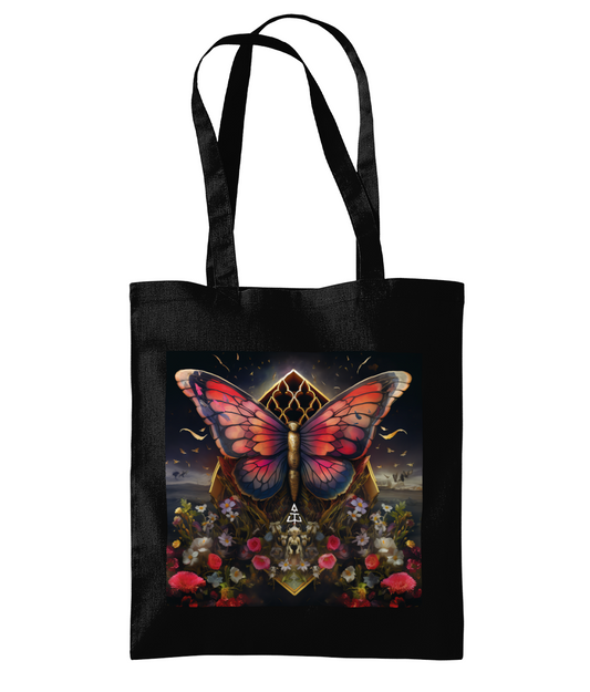 Butterfly Graphic Tote Bag