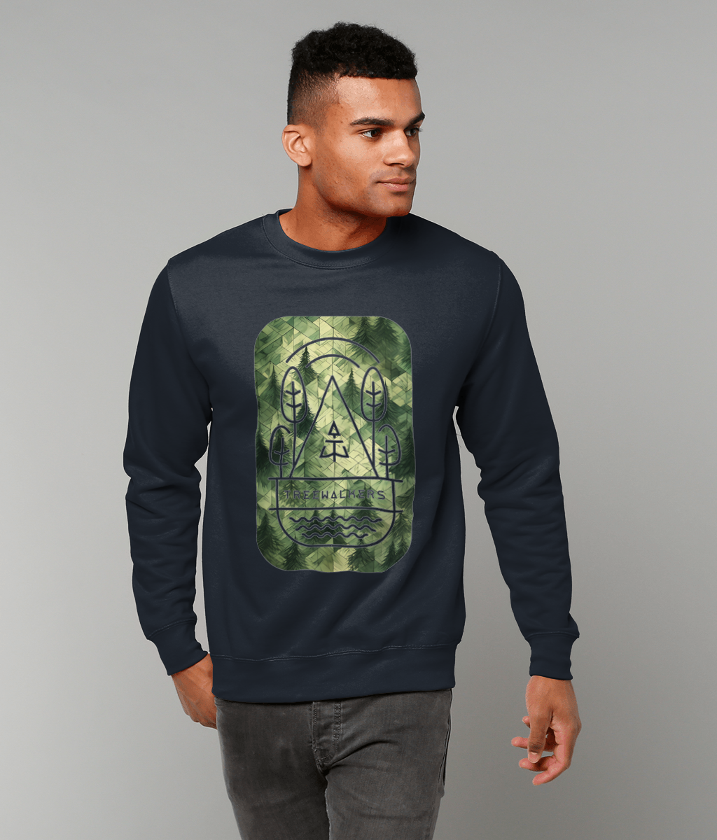 Rectangle Glass Forest Graphic Sweater