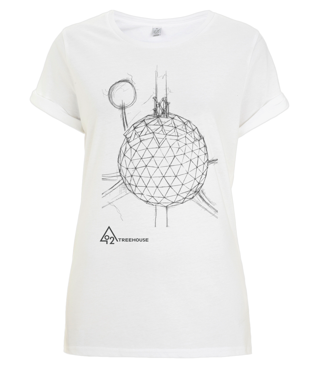 Rolled Sleeve Geo Treeshirt