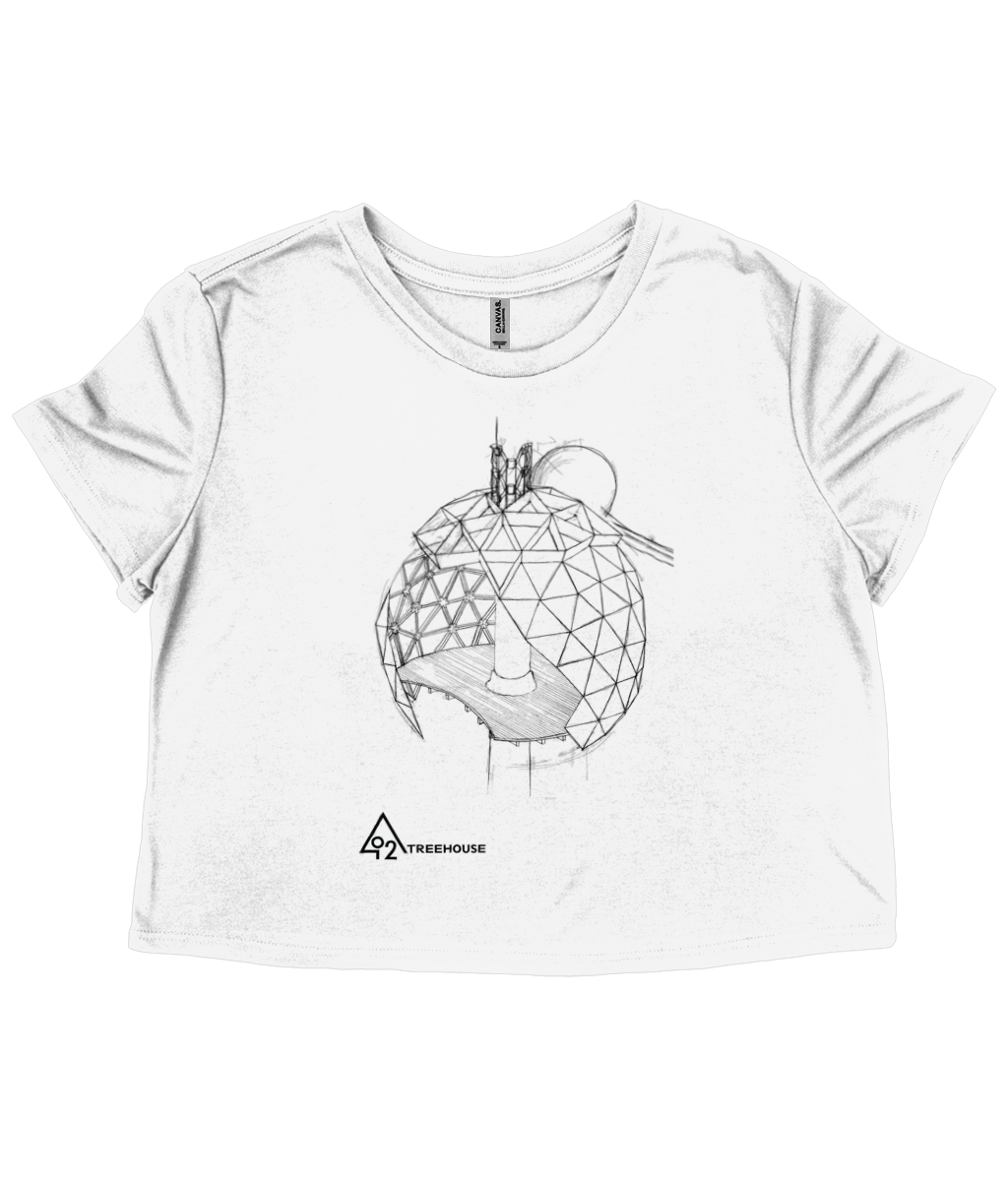 Cutaway Geo Crop Treeshirt