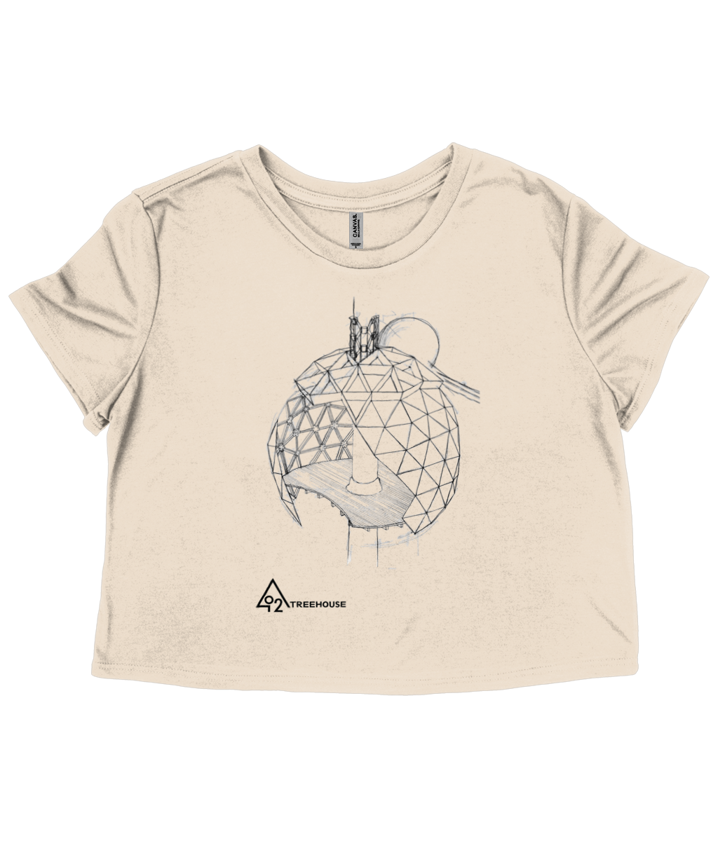 Cutaway Geo Crop Treeshirt