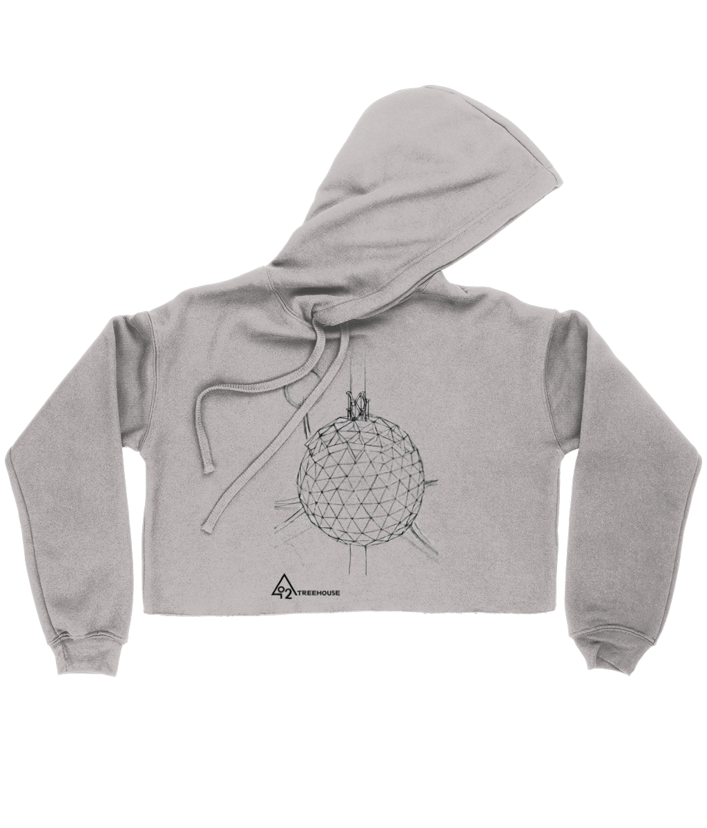Cropped Geo Hoodie