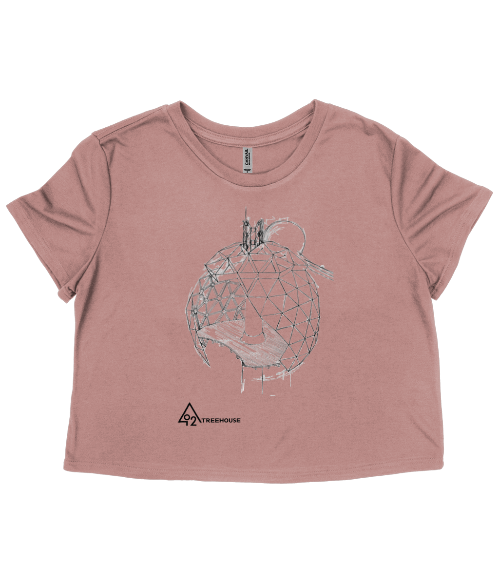 Cutaway Geo Crop Treeshirt