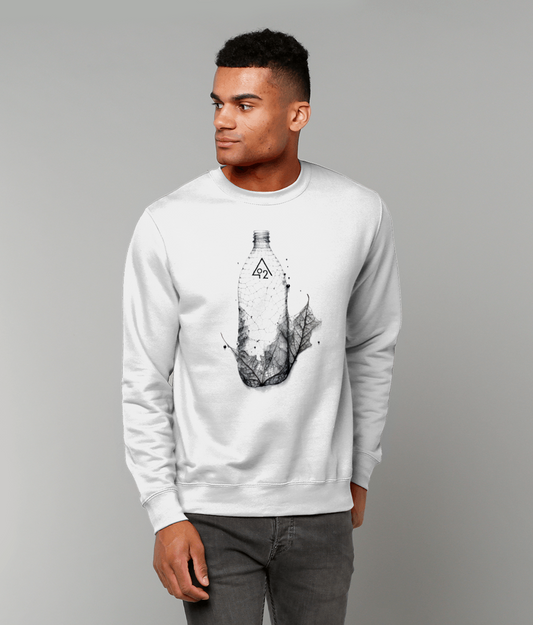 Leaf Bottle Graphic Sweater