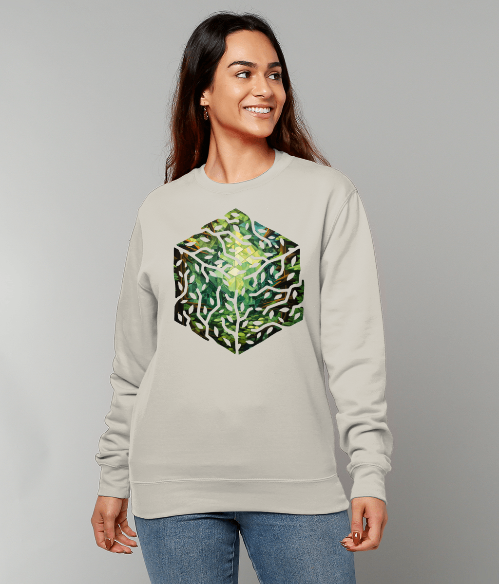 Cube Glass Forest Graphic Sweater