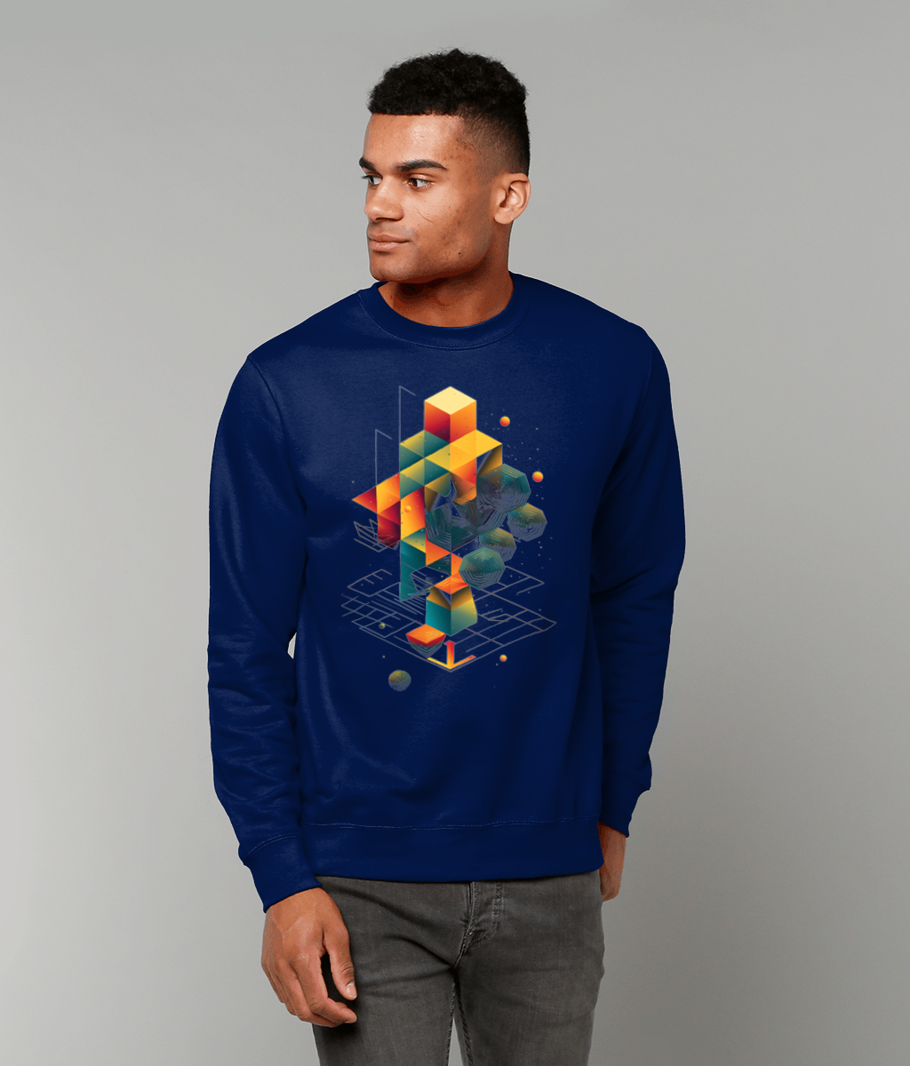 Isotopic Cubes Graphic Sweater