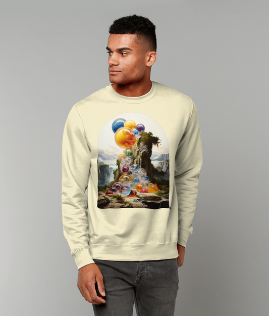 Falling Bubbles Graphic Sweater