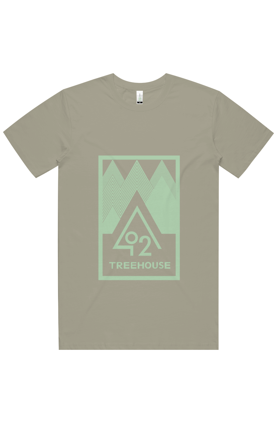 O2 Treehouse Staple Organic Tee Mint
