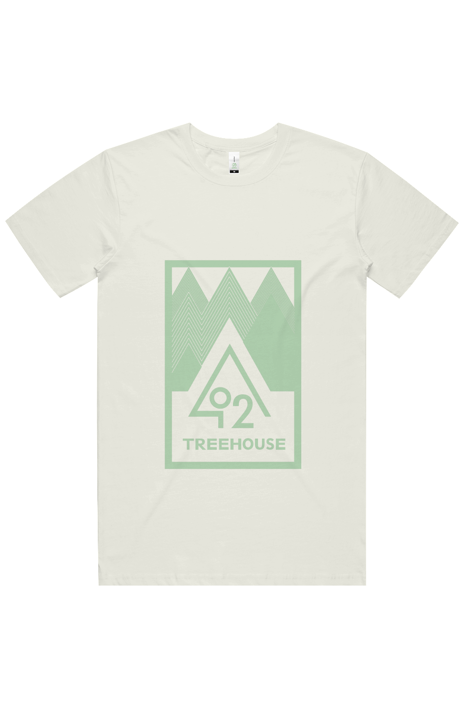 O2 Treehouse Staple Organic Tee Mint