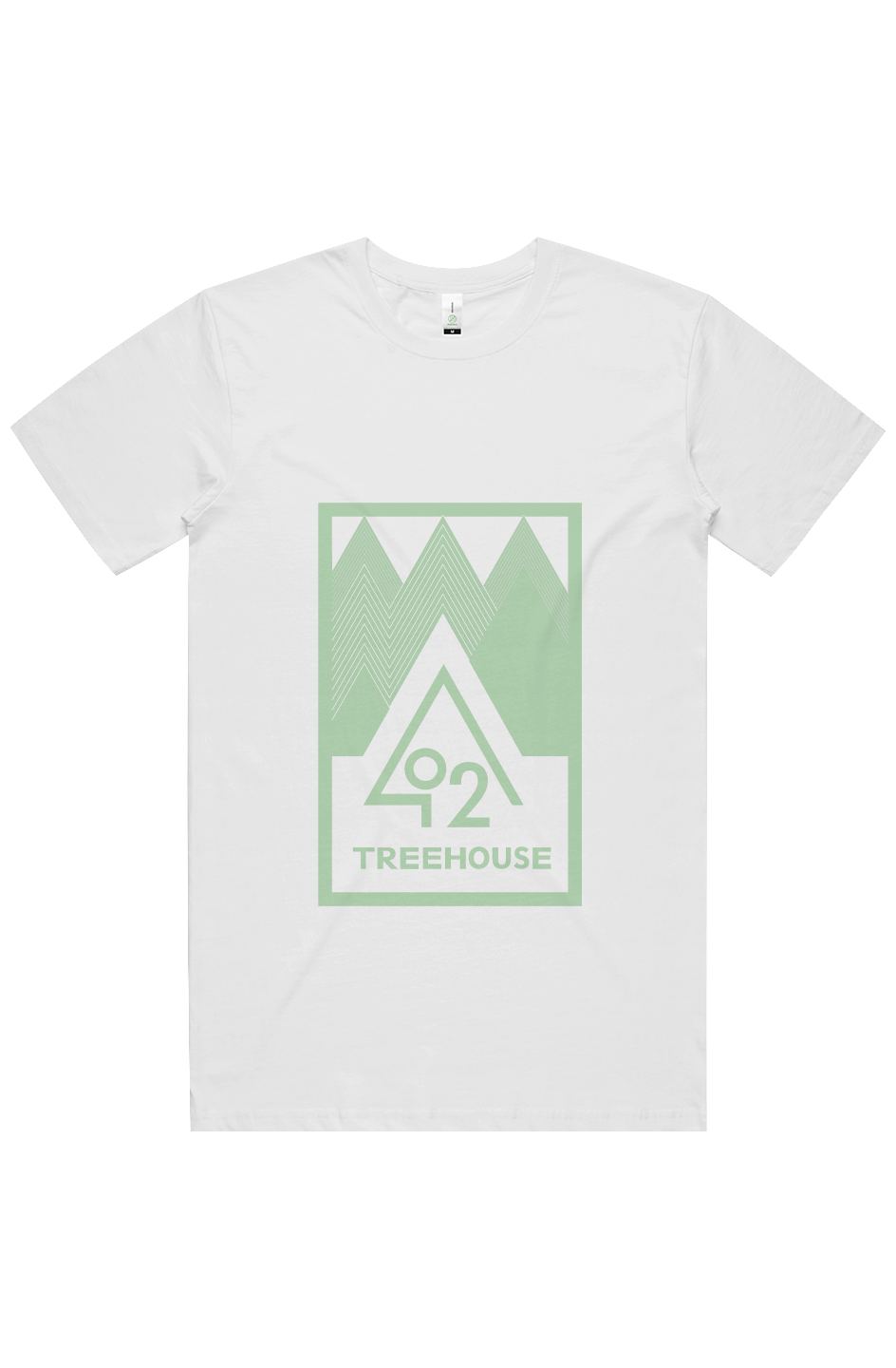 O2 Treehouse Staple Organic Tee Mint