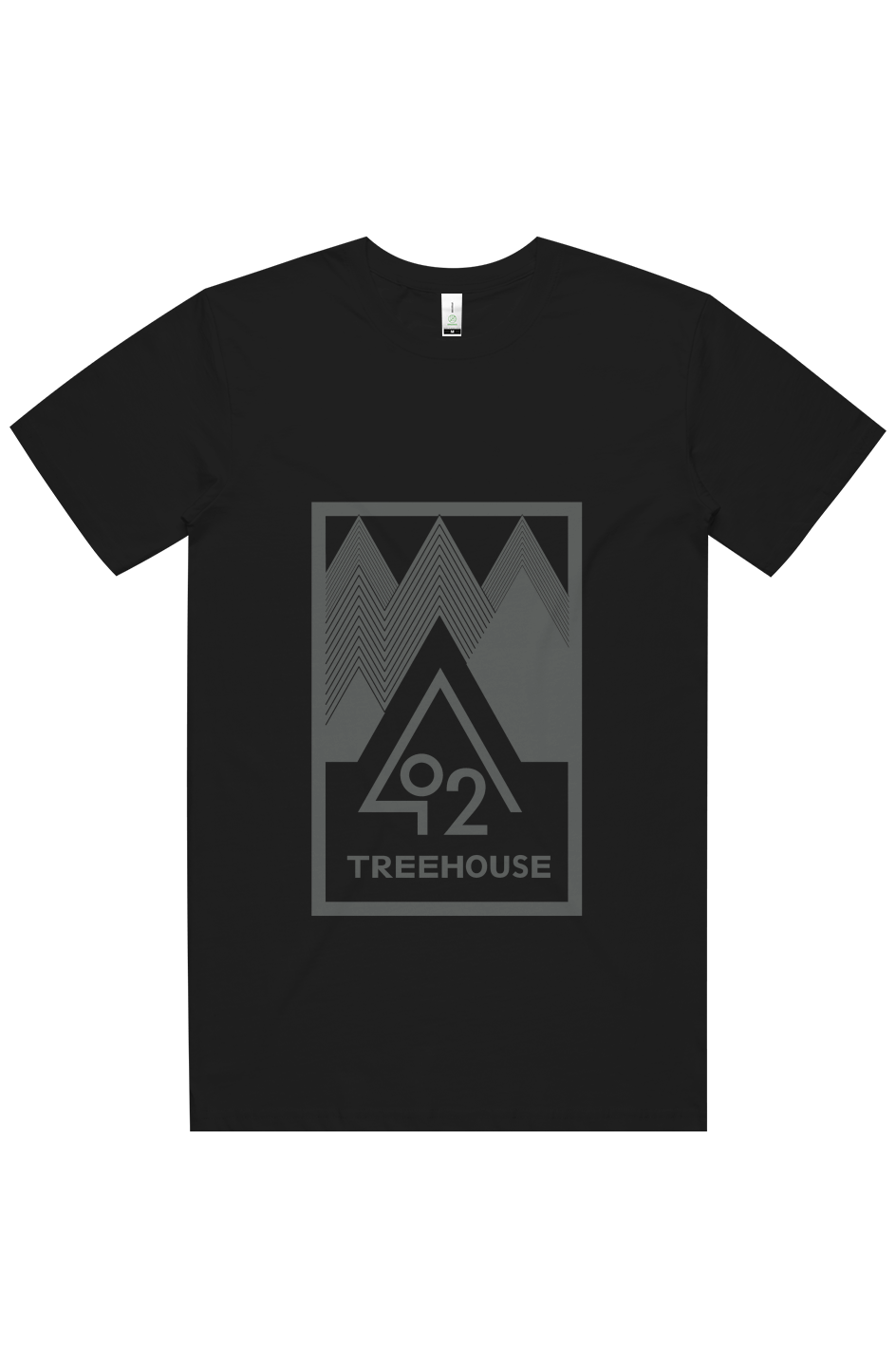 O2 Treehouse Staple Organic Tee Charcoal