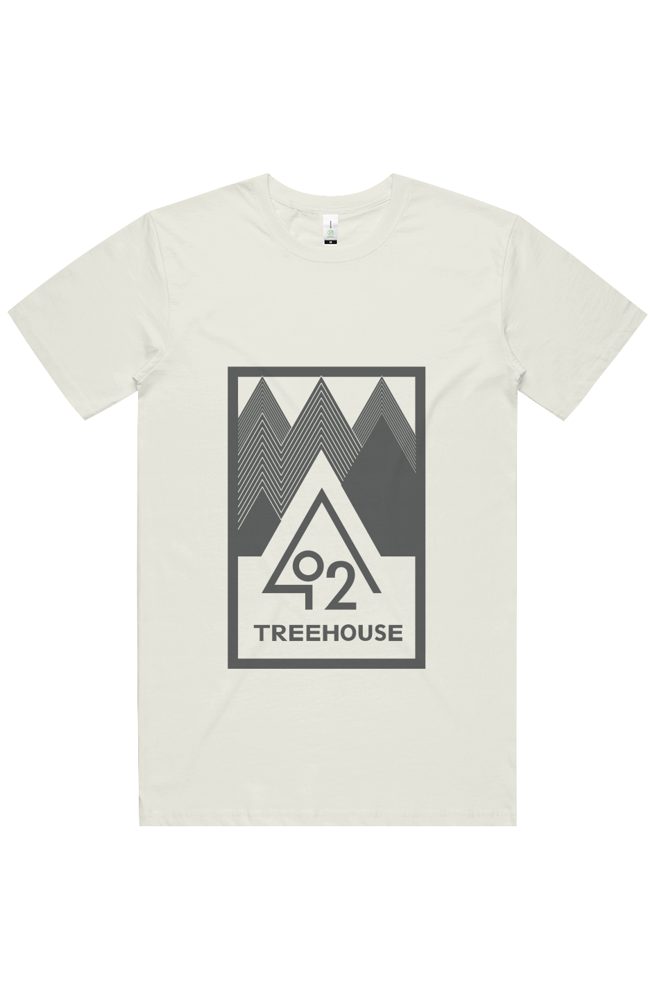 O2 Treehouse Staple Organic Tee Charcoal