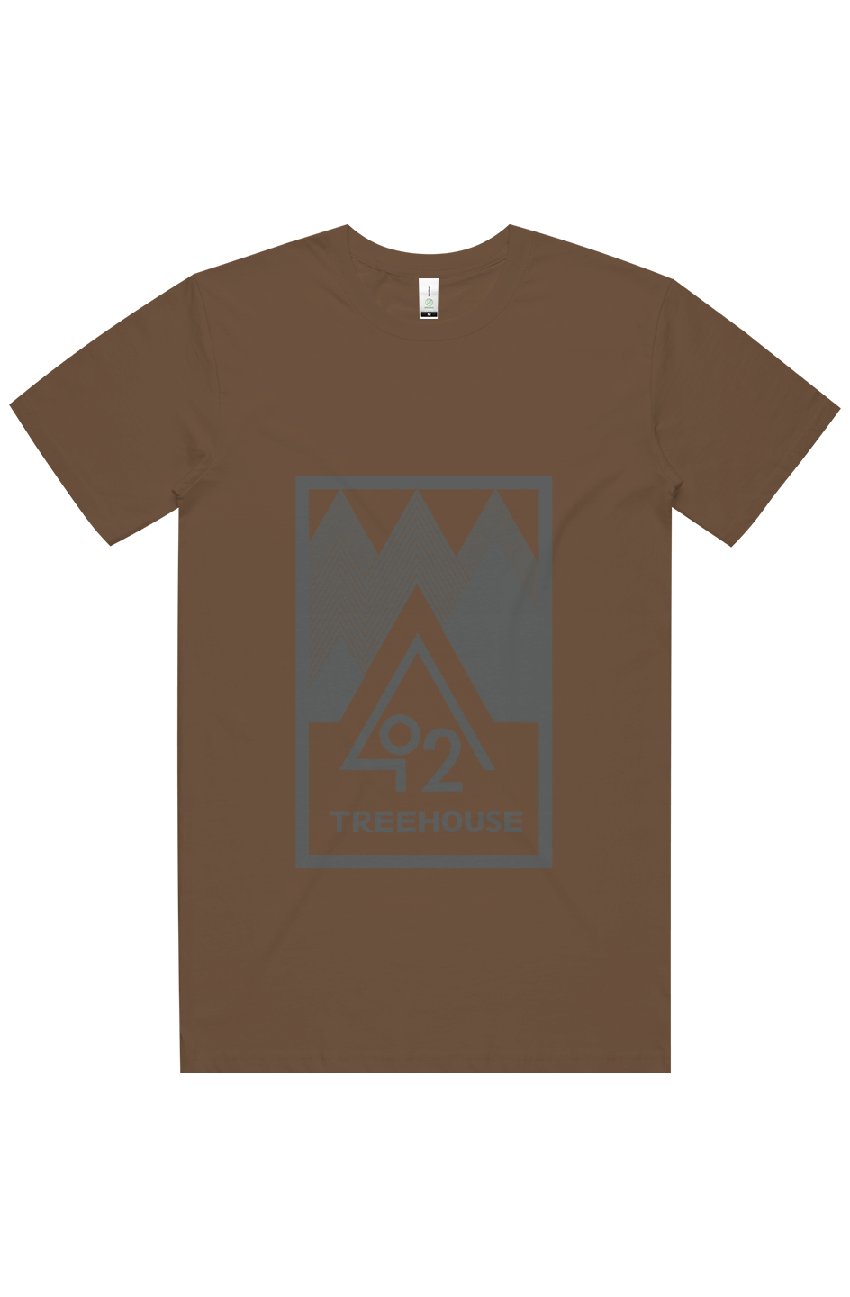 O2 Treehouse Staple Organic Tee Charcoal