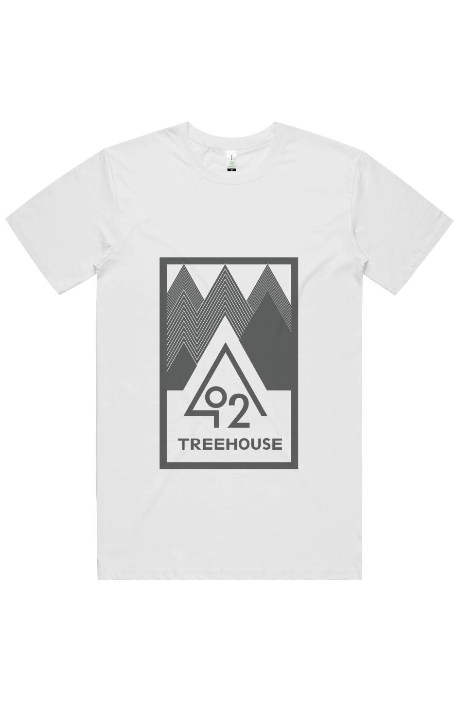O2 Treehouse Staple Organic Tee Charcoal