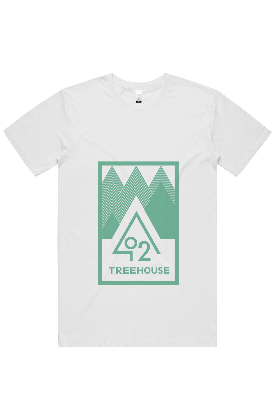 O2 Treehouse Staple Organic Tee Bright Green