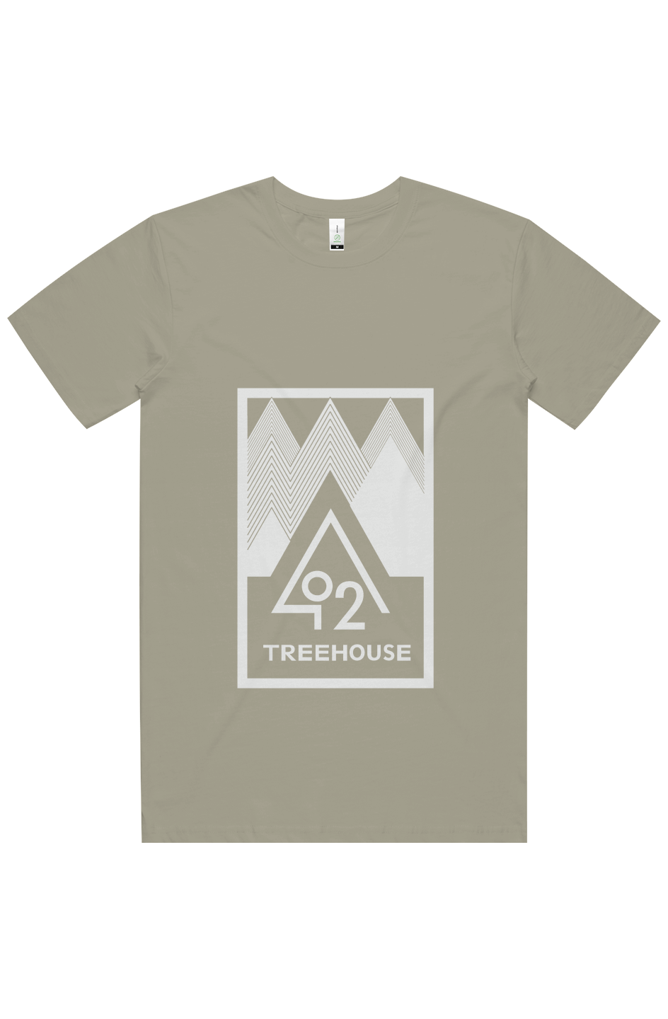O2 Treehouse Staple Organic Tee White
