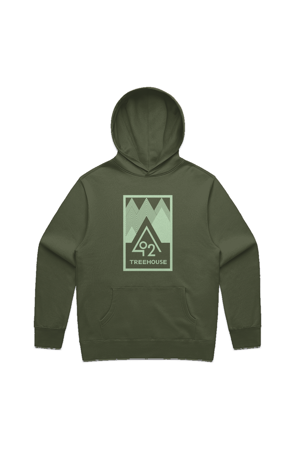 O2 Treehouse Men's Relax Hoodie Mint