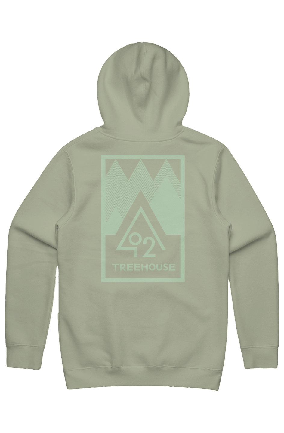 O2T Mens Stencil Hood Mint