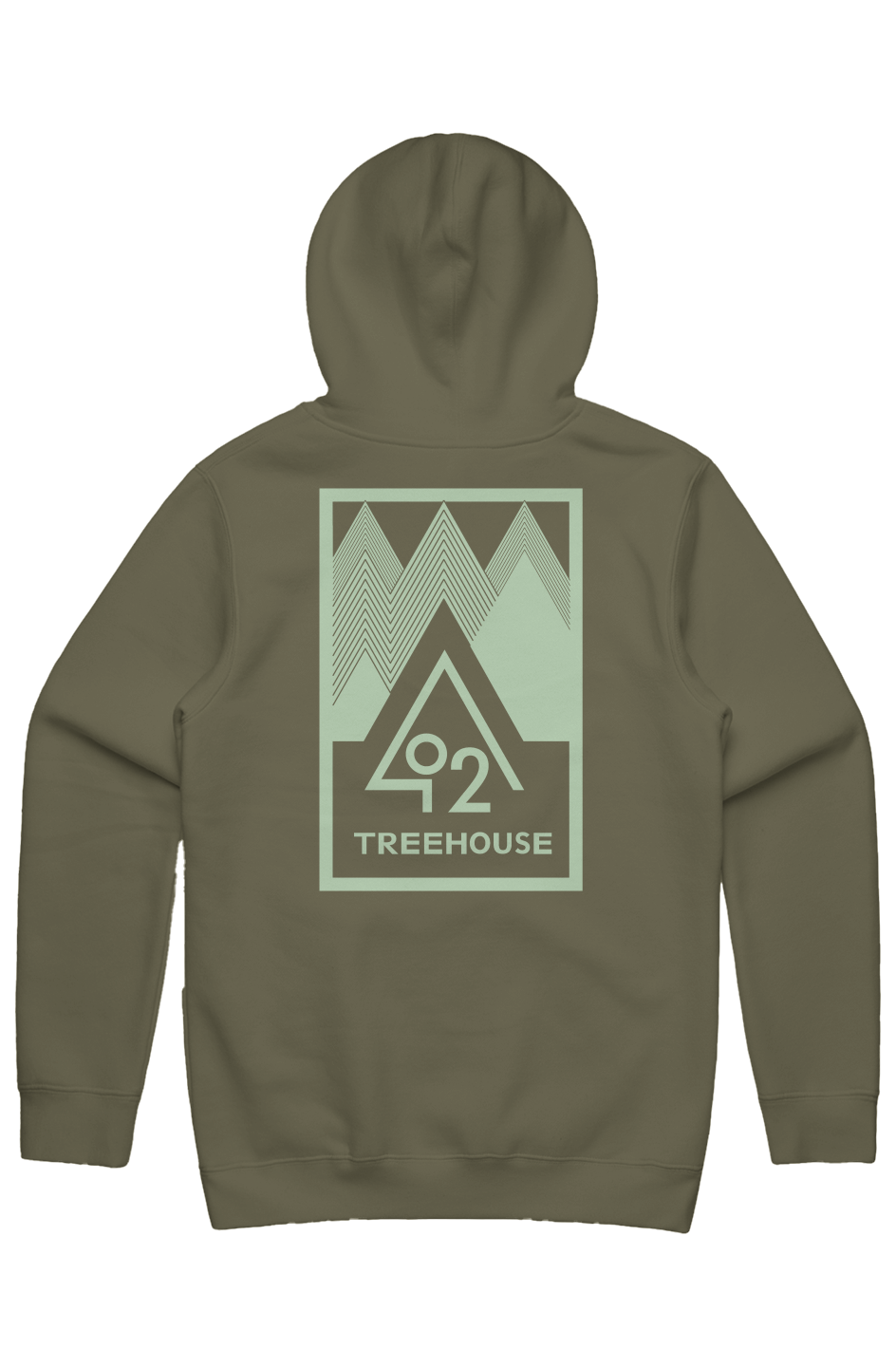 O2T Mens Stencil Hood Mint