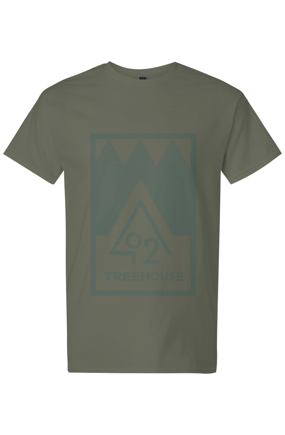 O2T Light Cotton Tee Forest