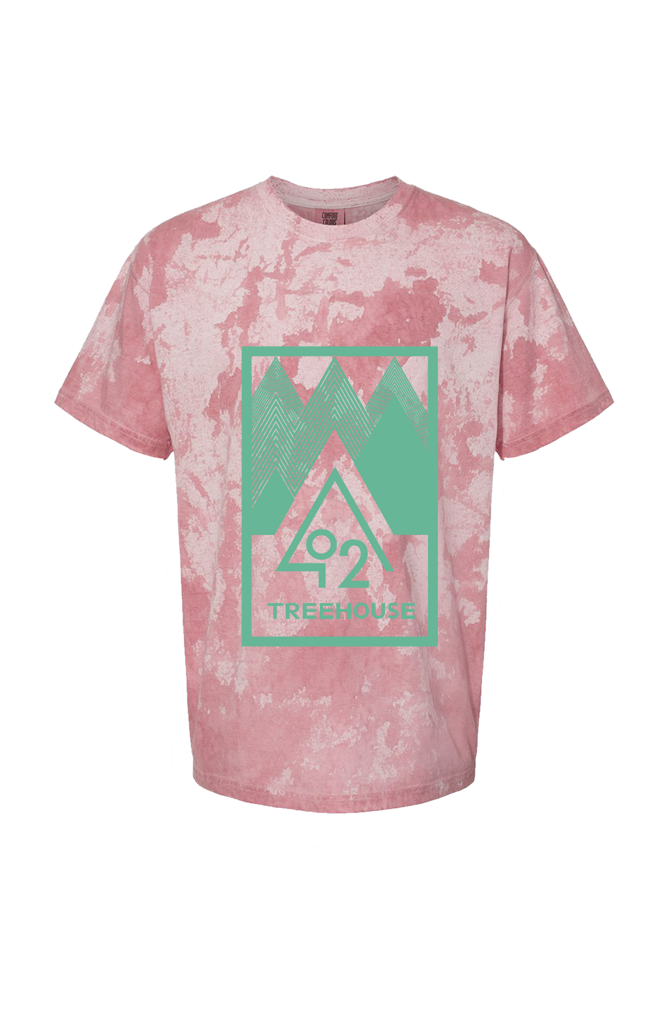 O2T Colorblast Heavyweight Tee Bright Green