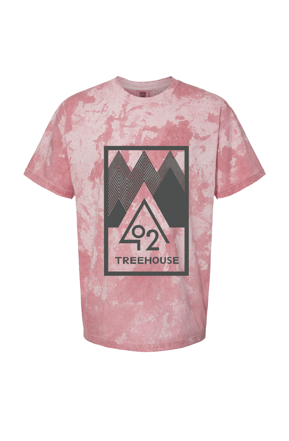 O2T Colorblast Heavyweight Tee Charcoal