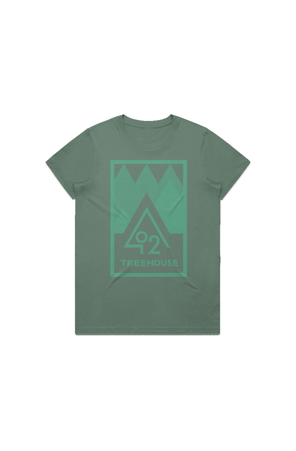 O2T Maple Tee Bright Green