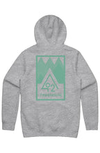 Load image into Gallery viewer, O2T Mens Stencil Hood O2 Green