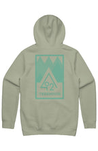 Load image into Gallery viewer, O2T Mens Stencil Hood O2 Green