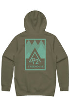 Load image into Gallery viewer, O2T Mens Stencil Hood O2 Green