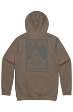 Load image into Gallery viewer, O2T Mens Stencil Hood Charcoal