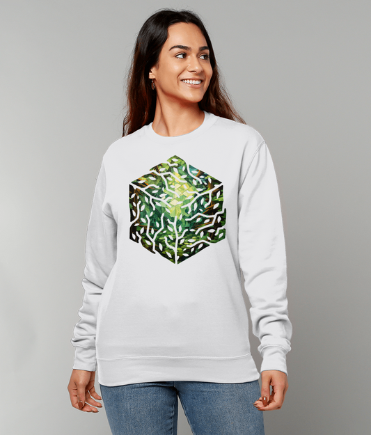 Cube Glass Forest Graphic Sweater