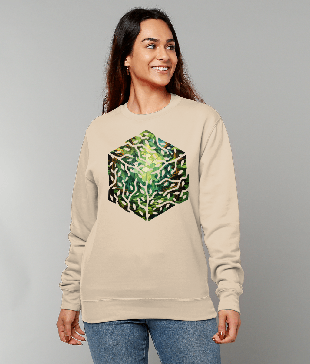 Cube Glass Forest Graphic Sweater