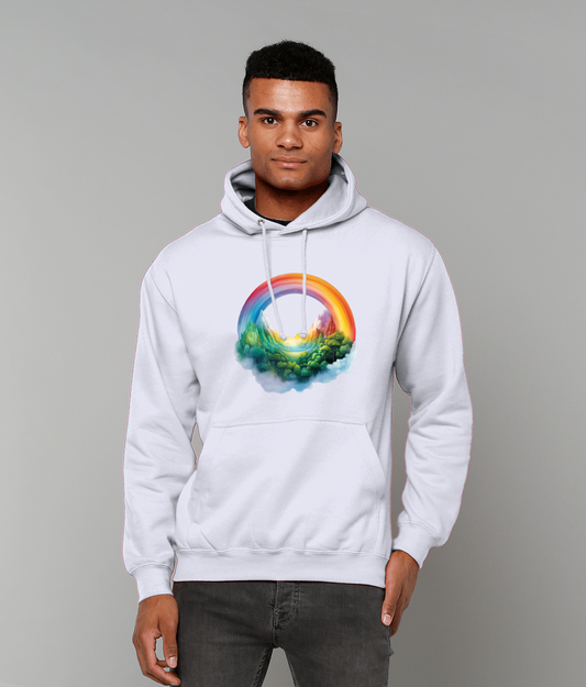 Rainbow Cloud Graphic Hoodie