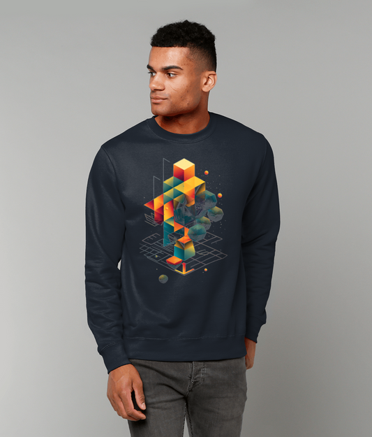 Isotopic Cubes Graphic Sweater