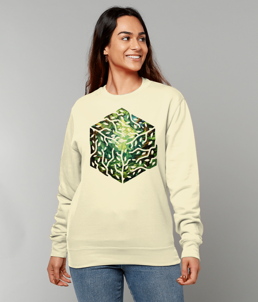 Cube Glass Forest Graphic Sweater