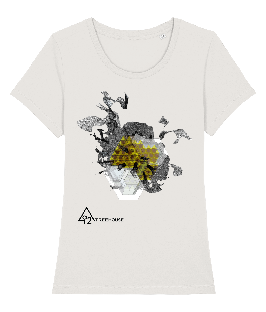 Fitted A Bird's Eye View Treeshirt