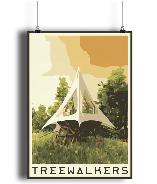Treewalkers Sunset Poster