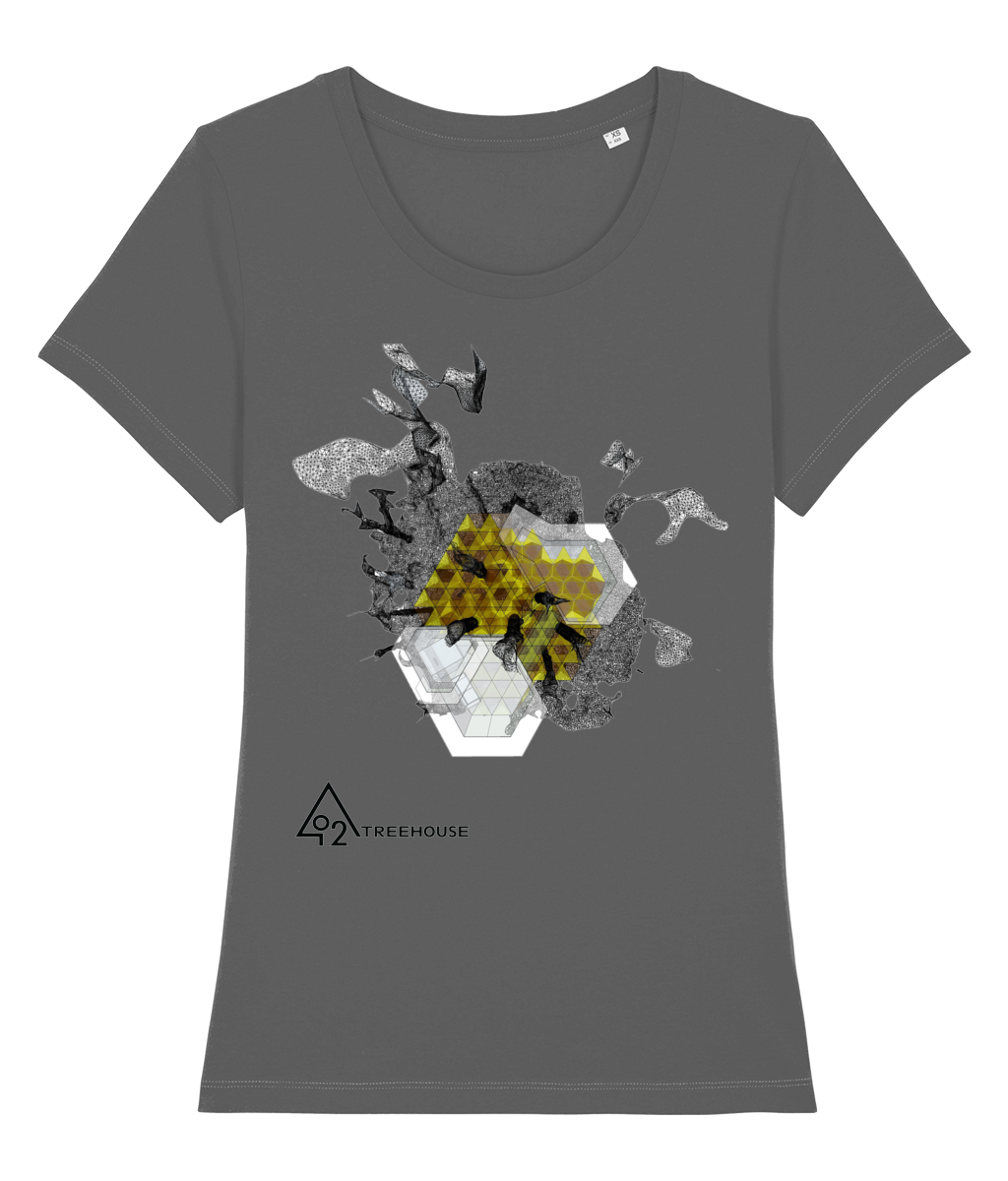 Fitted A Bird's Eye View Treeshirt